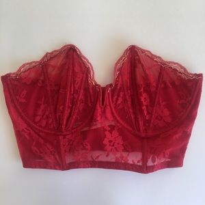 NWT Victoria’s Secret Dream Angels strapless red